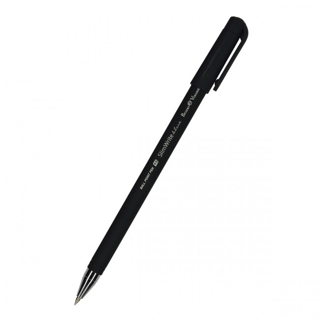 Ручка шариковая 0.5мм синяя "SlimWrite. Black", BV/20-0009 (24)