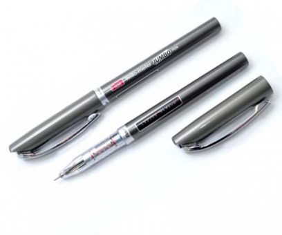 Ручка шариковая синяя 0,5мм "WRITO-METER JUMBO (12 500 метров линия письма)" на масляной основе, круглый корпус, Flair F-871B/син (12)