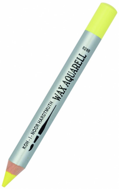 Карандаш восковой акварельный, лимонный, Wax aquarell Koh-I-Noor/8280002002KS (4)