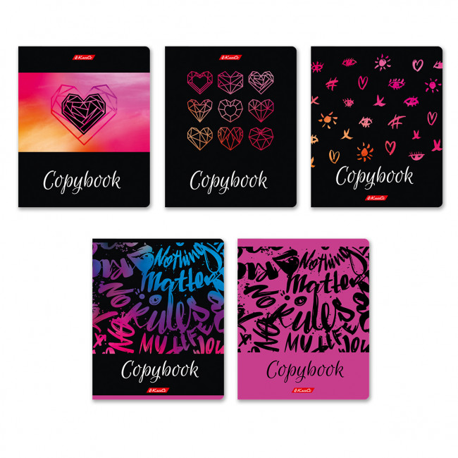 Тетрадь 96 линия "Слушай сердце" скрепка, Светоч (5)