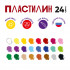 Пластилин классический 24цв 480 г "Ярко", Лео/LBMC-0124 (12)