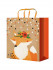 Пакет подарочный 18х23х10см "Лисичка" из крафт-бумаги, MILAND/ППК-4390 (12)