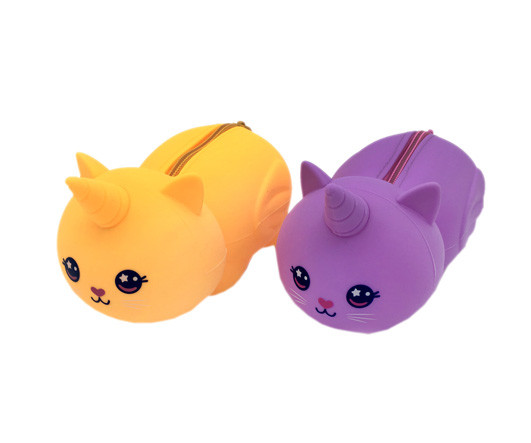 Пенал BZ-422 "Котик-Единорог с крыльями" СИЛИКОНОВЫЙ 17*10см, молния сверху, цвета ассорти (1/6/60) Пенал BZ-422 "Котик-Единорог с крыльями" СИЛИКОНОВЫЙ 17*10см, молния сверху, цвета ассорти (1/6/60)