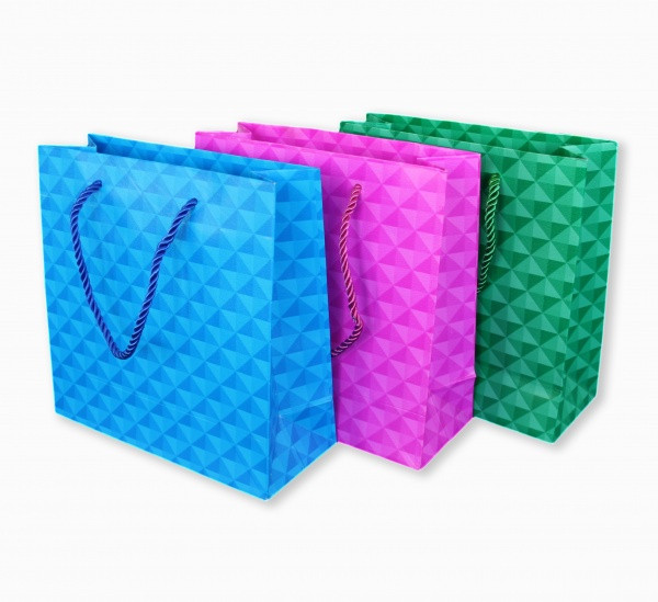 Пакет подарочный бумажный 20*20*8 ассорти ASMAR (12)