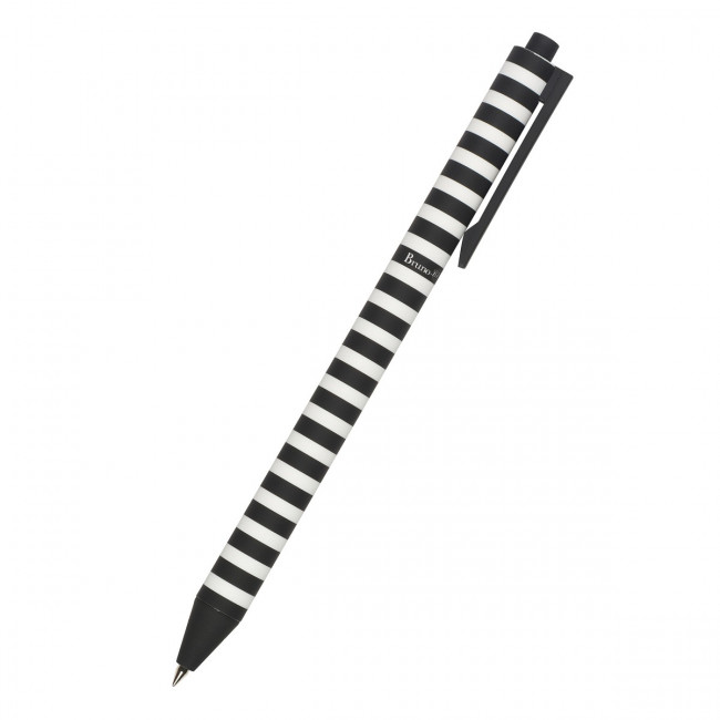 Ручка автоматическая шариковая 0,38мм синяя "ArtClick. Полоски", BV/20-0281/27 (24)