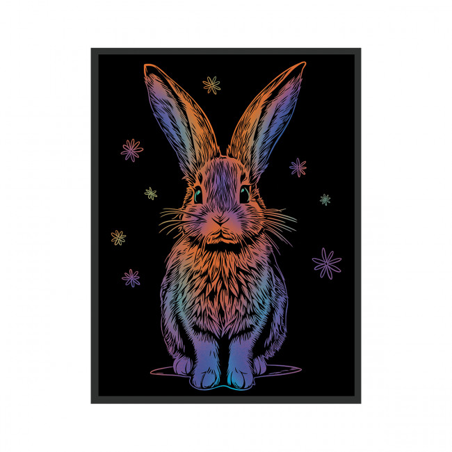 Гравюра  20 x 25,5см "Яркий зайчик", Hobbius/SGHM №10