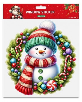 Набор оформительских наклеек 30,5х30,5см "Снеговик" 0703.228