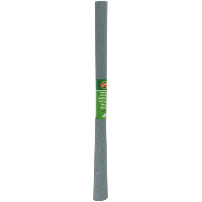 Креп-бумага Koh-I-Noor, серый, 2000х500 мм