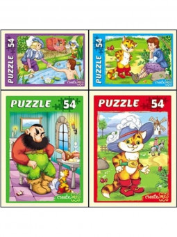 Пазлы 50 элементов "Кот в сапогах", Рыжий Кот/П54-3657 (32)