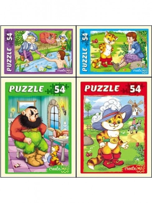 Пазлы 50 элементов "Кот в сапогах", Рыжий Кот/П54-3657 (32)