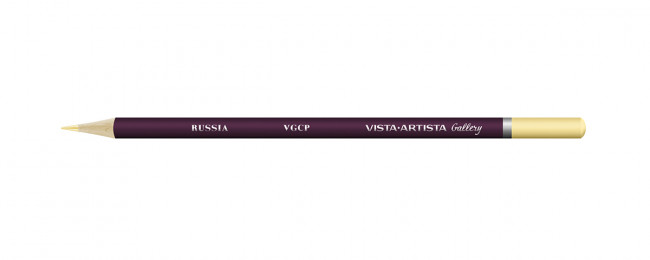 Карандаш цветной художественный заточенный 201 кремовый, Gallery VISTA-ARTISTA/VGCP 201 (6)