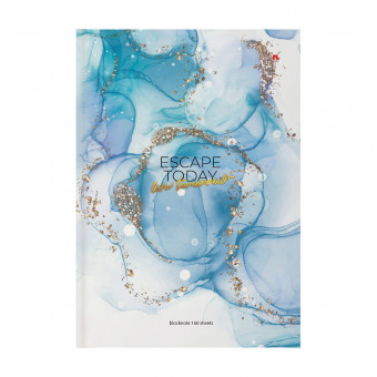 Блокнот-престиж А4 160л клетка "Мрамор", сшивка, BV/3-160-490/17 (8)