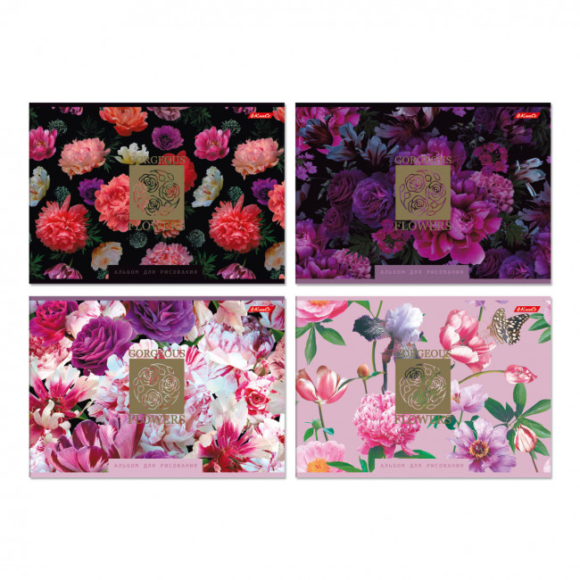 Альбом для рисования А4 40л склейка "Чарующий дурман" "Светоч" (4/20)