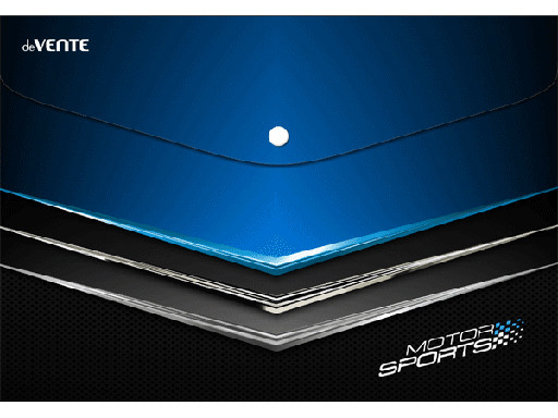Папка-конверт на кнопке "deVENTE. Motor Sports" A5 (240x170 мм), 150 мкм, непрозрачная с рисунком, индивидуальная маркировка