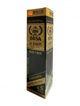 Стержень 0,5мм гелевый, черный, Chenqi/GPR-885A Black