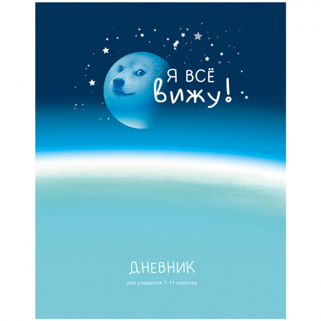 Дневник 1-11 кл. 48л. (твёрдый) BG "Я всё вижу", матовая ламинация, выборочный лак, BG Дневник 1-11 кл. 48л. (твёрдый) BG "Я всё вижу", матовая ламинация, выборочный лак, BG