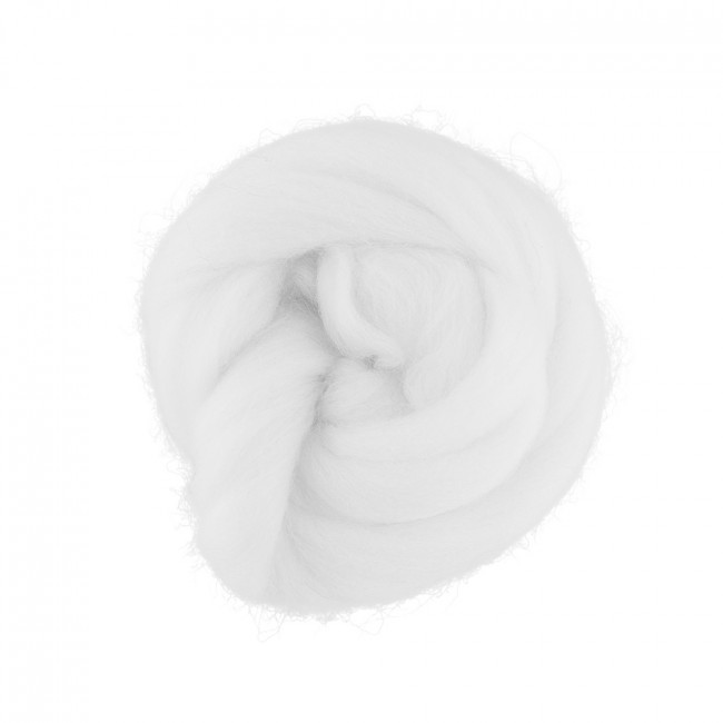 Шерсть для валяния 50г 100% полутонкая шерсть, Отбелка, Gamma/TFS-050 №0230 Шерсть для валяния 50г 100% полутонкая шерсть, Отбелка, Gamma/TFS-050 №0230