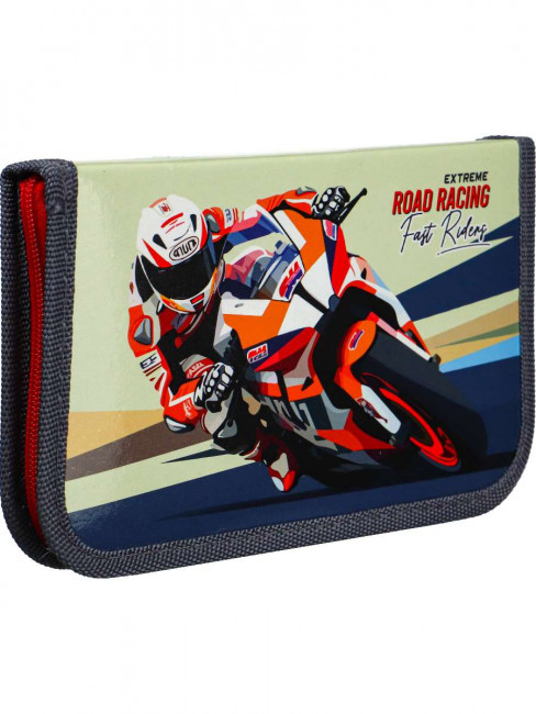 Пенал 190х115мм 1-секционный "Крутой поворот", Profit/ПН-1922