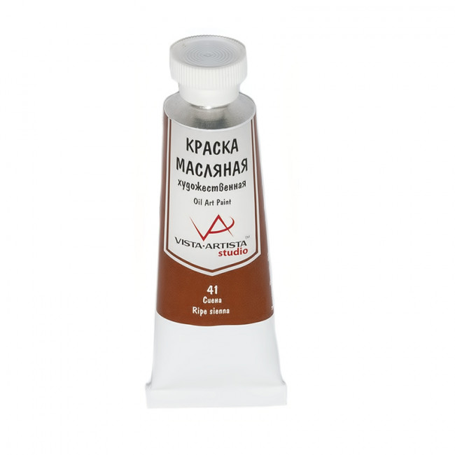 Краска масляная 45мл, 41 Сиена жженая, Studio VISTA-ARTISTA/ VAMP-45 41 Краска масляная 45мл, 41 Сиена жженая, Studio VISTA-ARTISTA/ VAMP-45 41