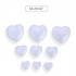 Заготовки для декорирования "Сердечки", полистирол, 9 шт, Mazari/M-20147 (10) Заготовки для декорирования "Сердечки", полистирол, 9 шт, Mazari/M-20147 (10)