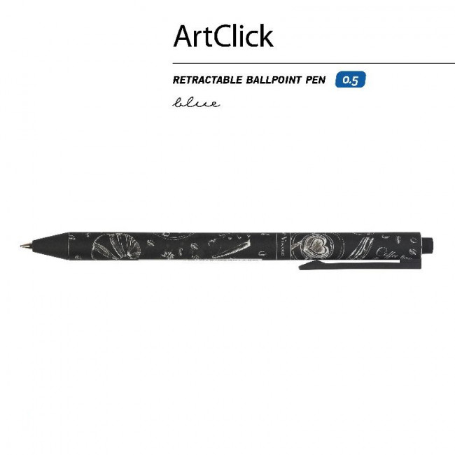 Ручка автоматическая шариковая 0,38мм синяя "ArtClick.Caffè nero.Time", BV/20-0281/26 (24)