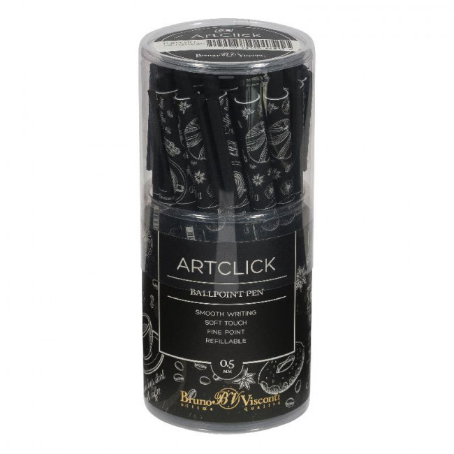 Ручка автоматическая шариковая 0,38мм синяя "ArtClick.Caffè nero.Time", BV/20-0281/26 (24)