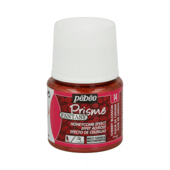 Краска 45мл с фактурным эффектом, вишневый, Fantasy Prisme PEBEO/166014 Краска 45мл с фактурным эффектом, вишневый, Fantasy Prisme PEBEO/166014