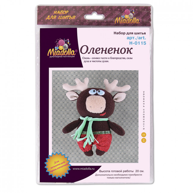 Набор для шитья "Олененок", Miadolla/H-0115