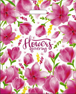 Пакет ПВД (38*47) 60 мкм с вырубной ручкой "Трепет"  (50)