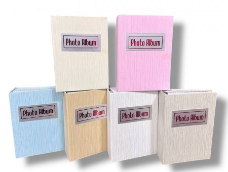 Фотоальбом 23 х17,5 х 5см на 200 фото 10х15 см "Монохром пастельный", MiC/7205