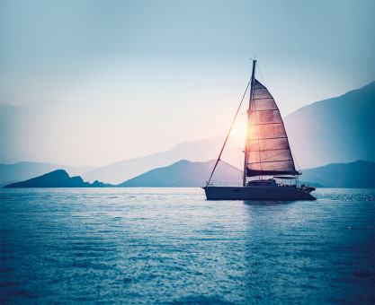 Интерьерная картина на холсте 50 х 40см "Морское уединение" с подрамником, ФРЕЯ/PCF-11