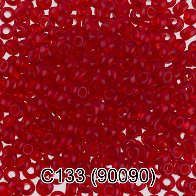 Бисер Чехия "GAMMA" круглый 3   10/0   2.3 мм    5 г  1-й сорт C133 гранат ( 90090 )