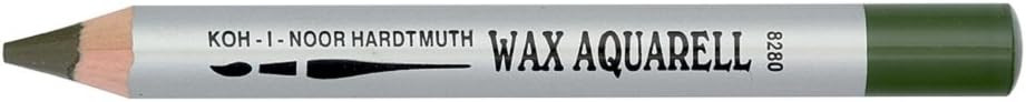 Карандаш восковой акварельный, оливковый темный, Wax aquarell Koh-I-Noor/8280027002KS (4)