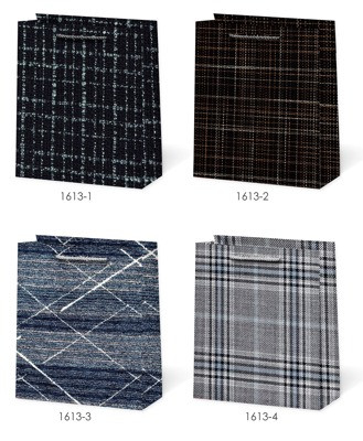 Пакет 30*41,5*12см подарочный "Стильная клетка", цвет ассорти, 1613 (12) Пакет 30*41,5*12см подарочный "Стильная клетка", цвет ассорти, 1613 (12)