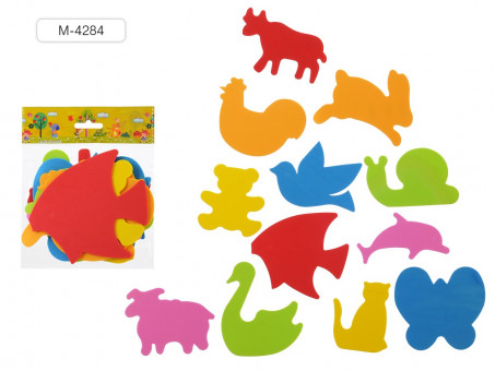 Набор обучающих костеров из EVA, 10 шт, толщина деталей 2мм, Mazari (50)