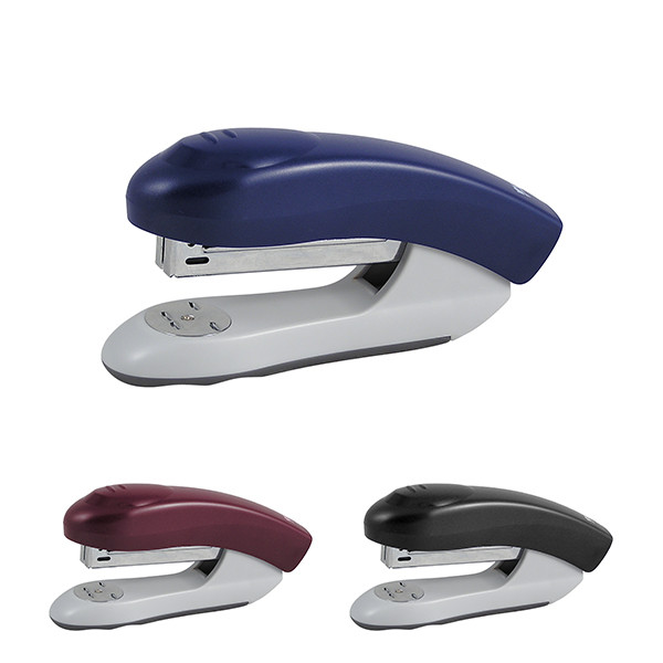 Степлер Welle-2 пласт., №24/6, 20 лист., красный, AXENT (12)