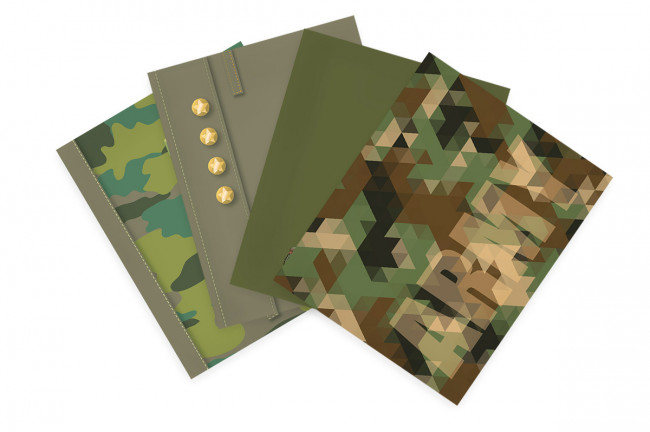 Тетрадь А5 96л клетка спираль "Милитари №4" "Светоч" (6)