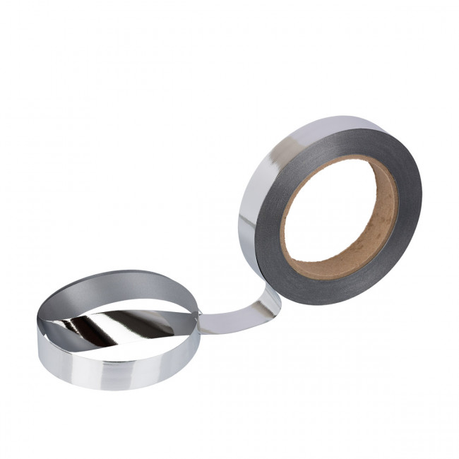 Полипропиленовая лента 20мм 45.7м, под "серебро", Stilerra/PYP20-45M сереб.