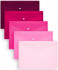 Папка с кнопкой А-4   DH-272 "Оттенки розового" INTELLIGENT 33х23см, пластик, ассорти (10/250/500)