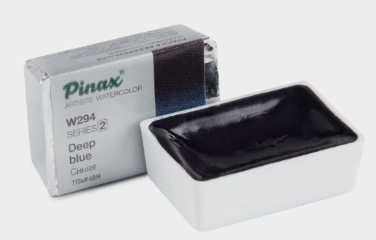 Акварель в кюветах Pinax Синяя Темная - 2.5мл Ser.2 - W294 Акварель в кюветах Pinax Синяя Темная - 2.5мл Ser.2 - W294