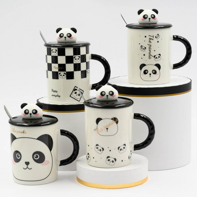 Чашка керамич.PANDA 350мл  арт. CY8335 (1/60шт)