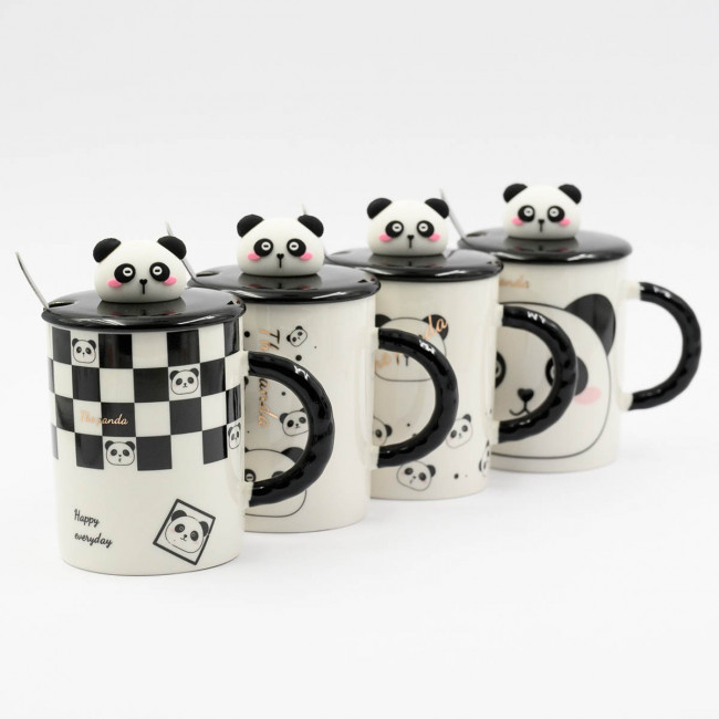 Чашка керамич.PANDA 350мл  арт. CY8335 (1/60шт)