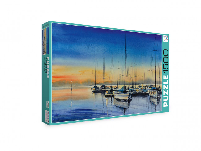 Пазл 1500 элементов "Яхты на закате" ФРЕЯ