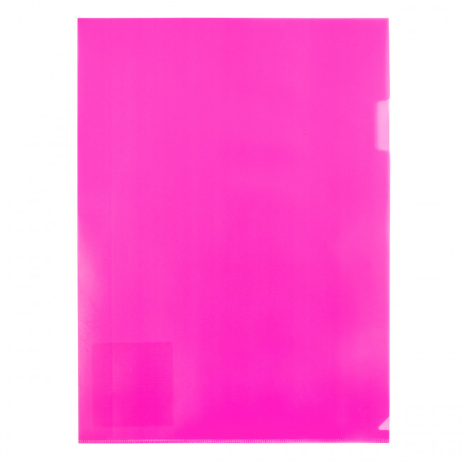 Папка-уголок А4 180мкр, розовый, волокно, Trend NEON Expert Complete/EC210030013 (20)