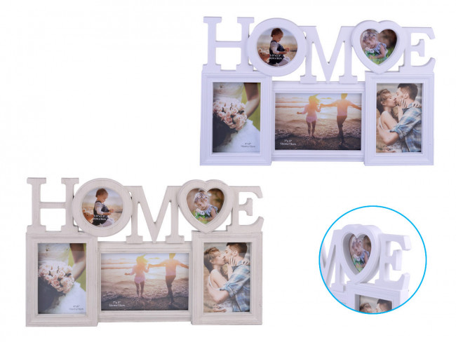 Фоторамка пластиковая, 46 x29см, картонная коробка в термоплёнке