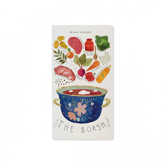 Тетрадь А6 30л клетка "Борщ. As the borsh", сшивка, BV/7-30-001/06 (40) Тетрадь А6 30л клетка "Борщ. As the borsh", сшивка, BV/7-30-001/06 (40)