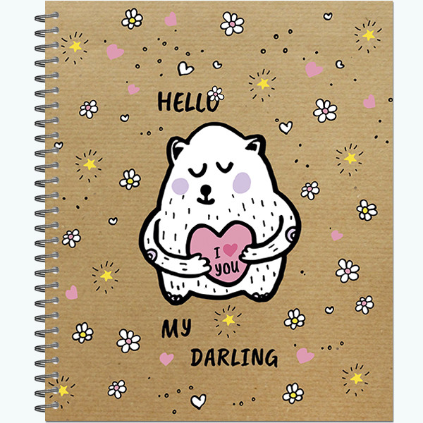 Тетрадь 48 листов гребень, "Funny doodles" (30) Тетрадь 48 листов гребень, "Funny doodles" (30)