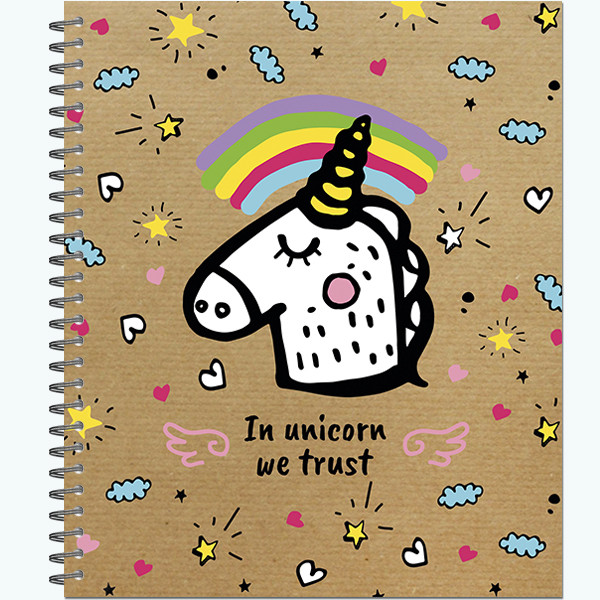 Тетрадь 48 листов гребень, "Funny doodles" (30) Тетрадь 48 листов гребень, "Funny doodles" (30)