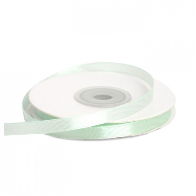Лента 0,6см 22,85м атласная, тиффани, Микрос/ч17951 (10)