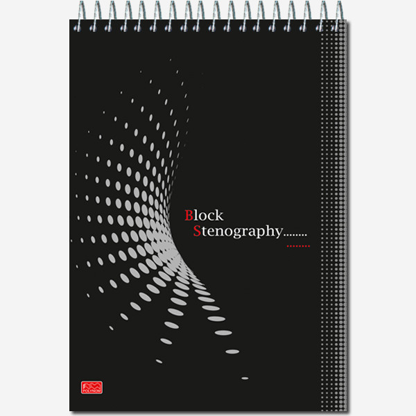 Блокнот А5 60л "Steno" спираль, Полином/6с10 / 14919 (40)